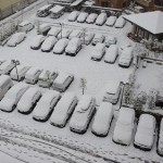 名古屋市内雪景色