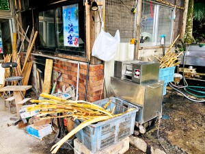 さとうきび搾り機